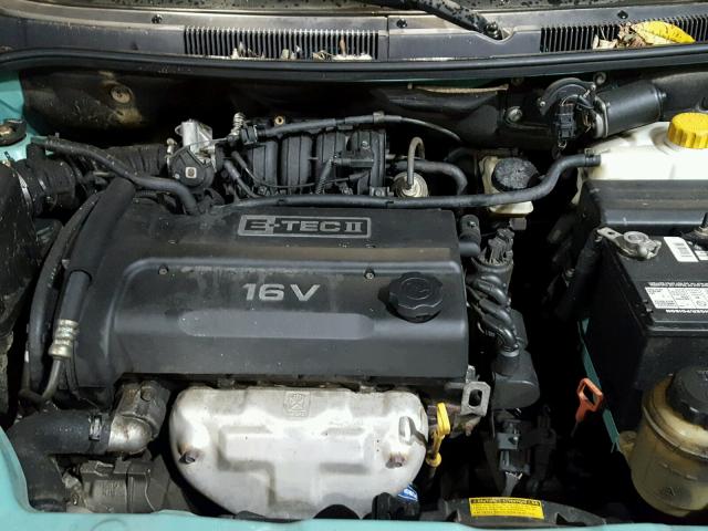 KL1TD62605B311744 - 2005 CHEVROLET AVEO BASE Dəniz mavisi foto 7