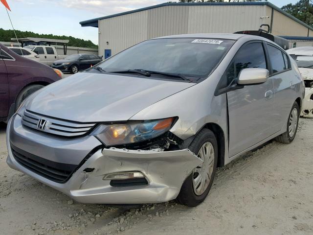 JHMZE2H51AS013980 - 2010 HONDA INSIGHT LX SILVER photo 2