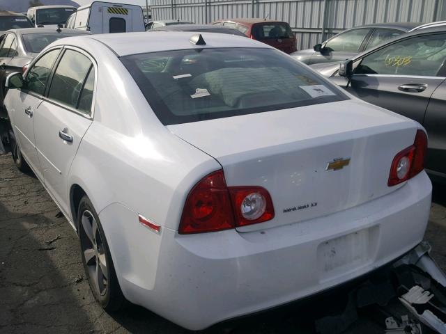1G1ZC5E09CF339533 - 2012 CHEVROLET MALIBU 1LT WHITE photo 3
