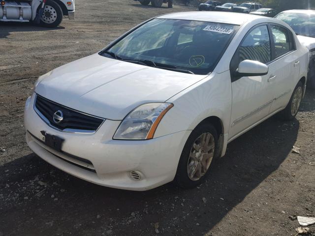 3N1AB6AP6AL664663 - 2010 NISSAN SENTRA 2.0 WHITE photo 2