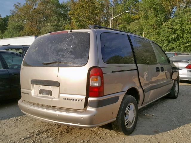 1GNDX03E22D107445 - 2002 CHEVROLET VENTURE TAN photo 4