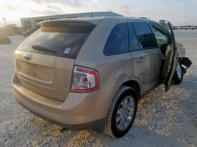 2FMDK38C97BB45358 - 2007 FORD EDGE SEL GOLD photo 4