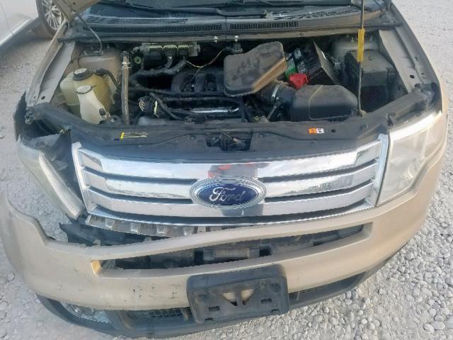 2FMDK38C97BB45358 - 2007 FORD EDGE SEL GOLD photo 7