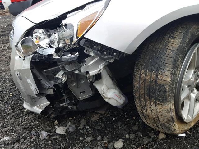 1G11C5SA4DF255809 - 2013 CHEVROLET MALIBU 1LT SILVER photo 9