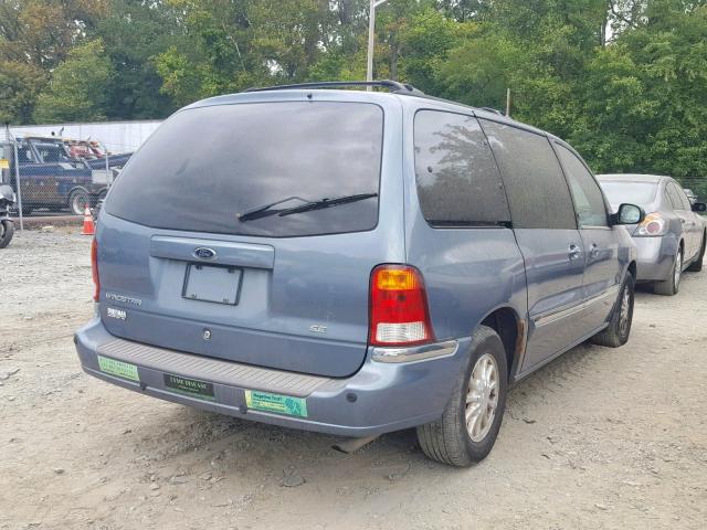 2FMZA5249YBA04331 - 2000 FORD WINDSTAR S BLUE photo 4