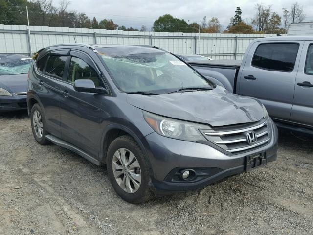 JHLRM4H79CC025733 - 2012 HONDA CR-V EXL GRAY photo 1