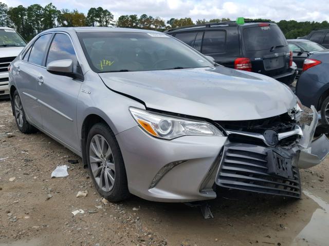 4T1BD1FK9FU163156 - 2015 TOYOTA CAMRY HYBR SILVER photo 1