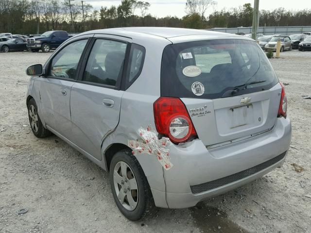 KL1TD6DEXAB090958 - 2010 CHEVROLET AVEO LS GRAY photo 3
