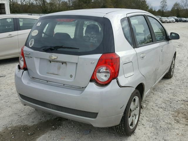 KL1TD6DEXAB090958 - 2010 CHEVROLET AVEO LS GRAY photo 4