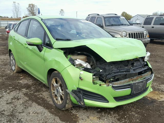 3FADP4BJ9EM125034 - 2014 FORD FIESTA SE GREEN photo 1