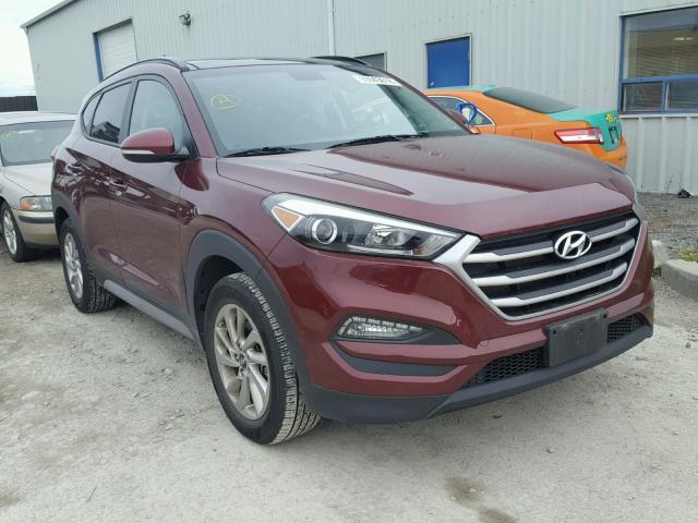 KM8J3CA42HU383924 - 2017 HYUNDAI TUCSON LIM BURGUNDY photo 1