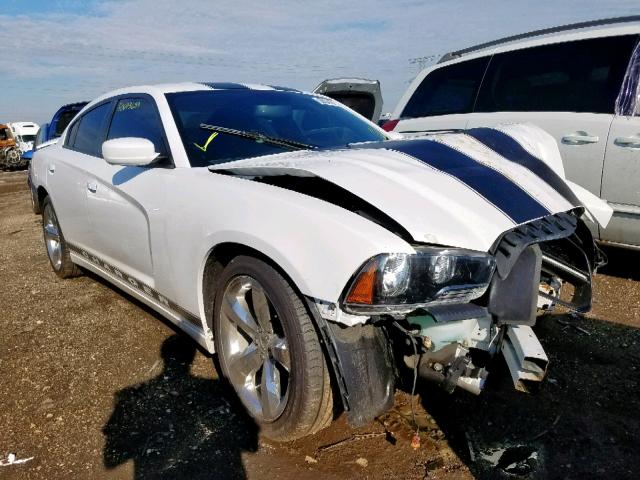 2C3CDXHG8DH656271 - 2013 DODGE CHARGER SX WHITE photo 1