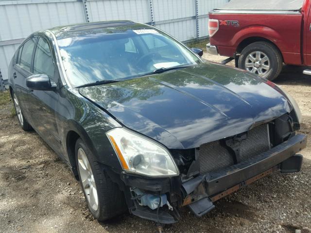 1N4BA41E08C836673 - 2008 NISSAN MAXIMA SE BLACK photo 1