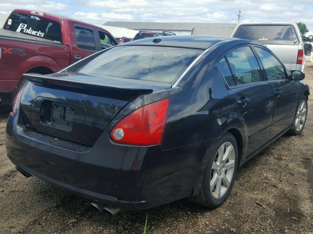 1N4BA41E08C836673 - 2008 NISSAN MAXIMA SE BLACK photo 4