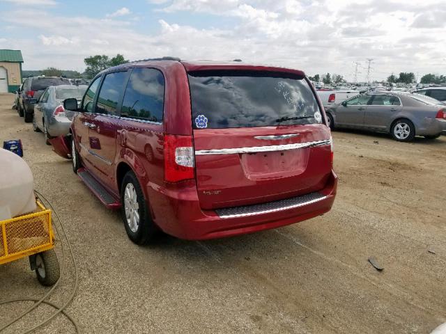 2C4RC1BG6GR269408 - 2016 CHRYSLER TOWN & COU MAROON photo 3