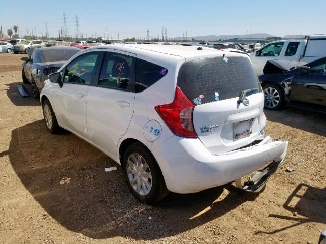 3N1CE2CP9FL441174 - 2015 NISSAN VERSA NOTE WHITE photo 3