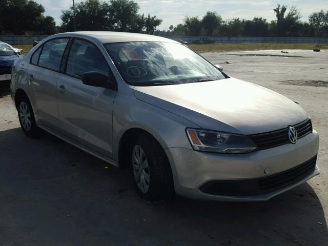 3VW2K7AJ8BM377286 - 2011 VOLKSWAGEN JETTA BASE WHITE photo 1