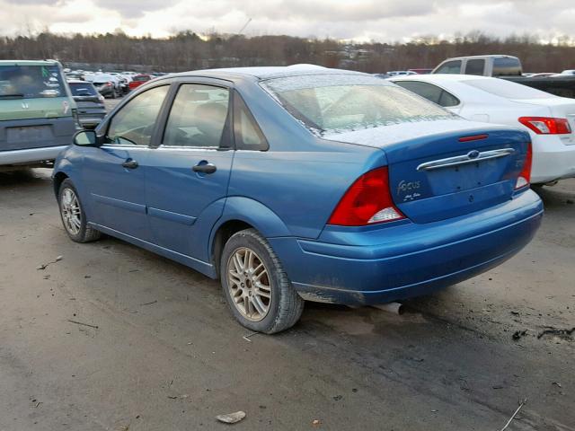 1FAFP3839YW296995 - 2000 FORD FOCUS ZTS BLUE photo 3