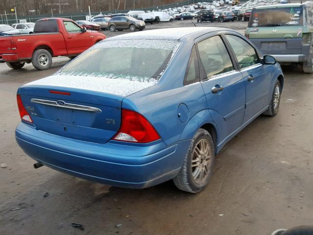 1FAFP3839YW296995 - 2000 FORD FOCUS ZTS BLUE photo 4