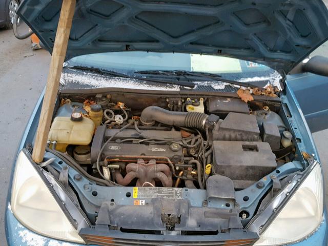 1FAFP3839YW296995 - 2000 FORD FOCUS ZTS BLUE photo 7