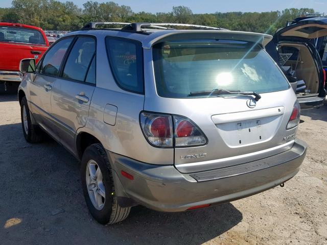 JTJHF10UX10171962 - 2001 LEXUS RX 300 SILVER photo 3