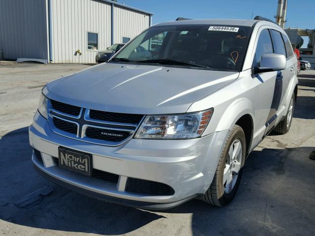 3D4PG1FG1BT520477 - 2011 DODGE JOURNEY MA SILVER photo 2