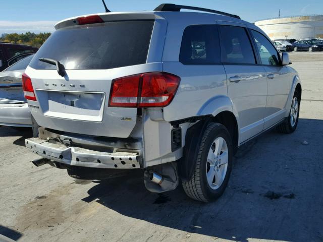 3D4PG1FG1BT520477 - 2011 DODGE JOURNEY MA SILVER photo 4