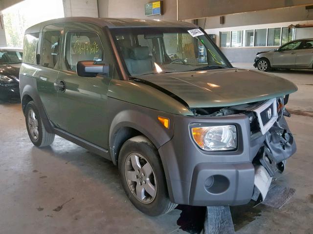 5J6YH18684L009201 - 2004 HONDA ELEMENT EX GREEN photo 1