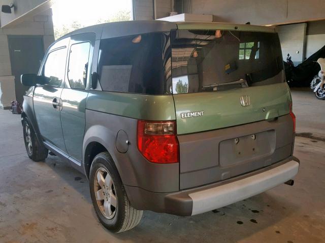 5J6YH18684L009201 - 2004 HONDA ELEMENT EX GREEN photo 3