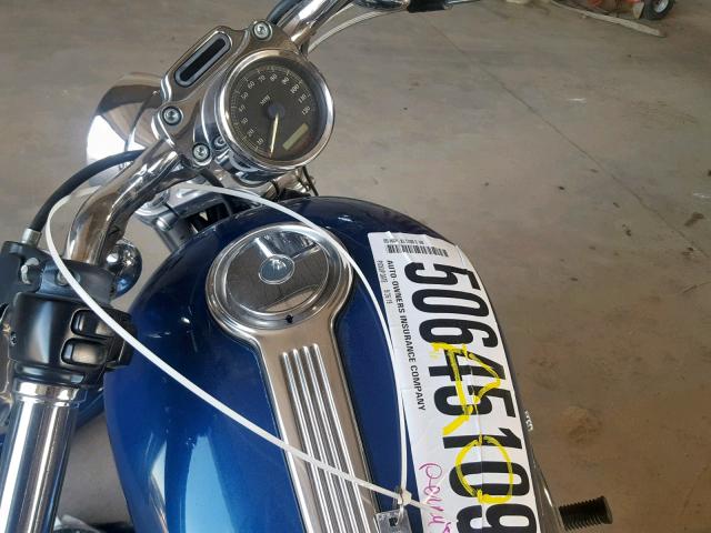 1HD1CGP135K428948 - 2005 HARLEY-DAVIDSON XL1200 C BLUE photo 5