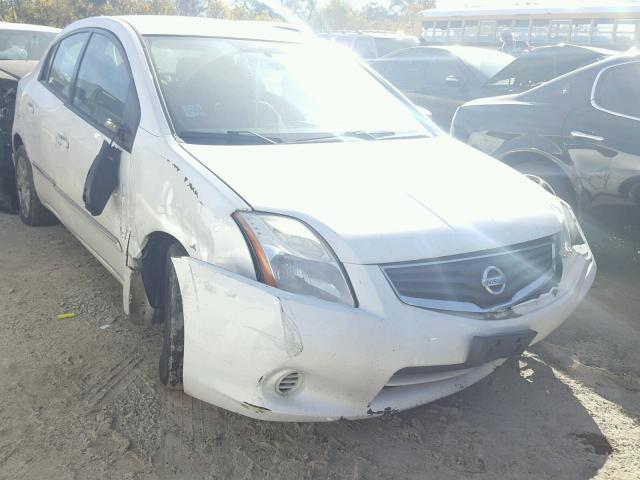 3N1AB6AP7CL734626 - 2012 NISSAN SENTRA 2.0 WHITE photo 1