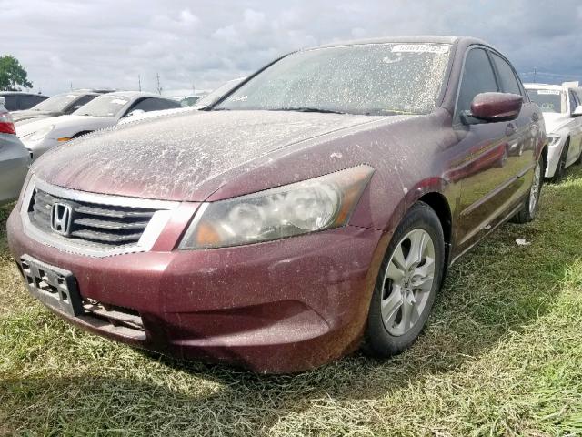 1HGCP26468A021439 - 2008 HONDA ACCORD LXP BURGUNDY photo 2