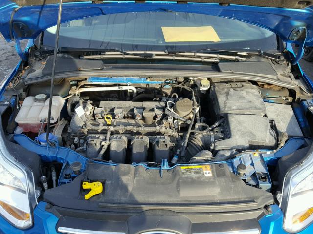 1FADP3K23DL202080 - 2013 FORD FOCUS SE BLUE photo 7