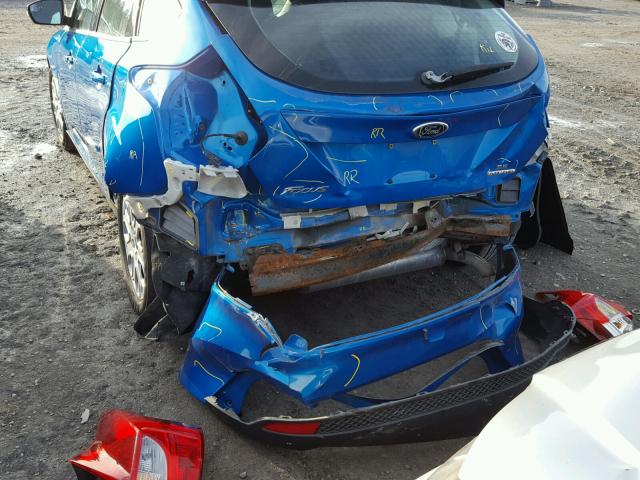 1FADP3K23DL202080 - 2013 FORD FOCUS SE BLUE photo 9