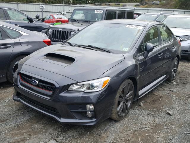 JF1VA1F67H9818021 - 2017 SUBARU WRX PREMIU GRAY photo 2