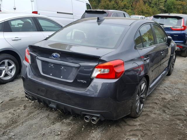 JF1VA1F67H9818021 - 2017 SUBARU WRX PREMIU GRAY photo 4