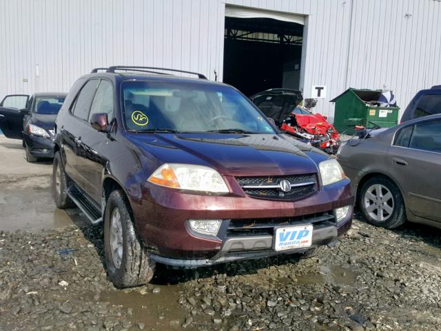 2HNYD18651H542000 - 2001 ACURA MDX TOURIN BURGUNDY photo 1