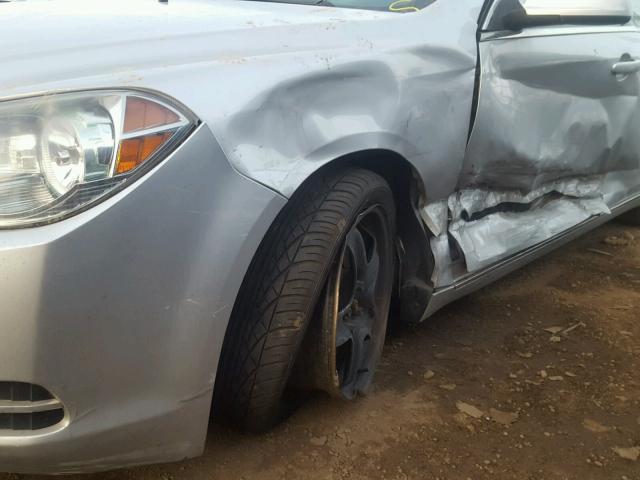 1G1ZC5E04AF197279 - 2010 CHEVROLET MALIBU 1LT SILVER photo 10