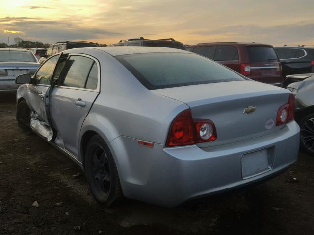 1G1ZC5E04AF197279 - 2010 CHEVROLET MALIBU 1LT SILVER photo 3