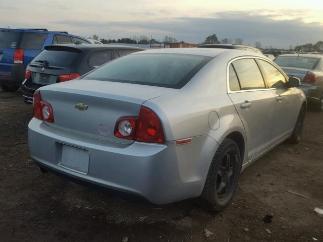1G1ZC5E04AF197279 - 2010 CHEVROLET MALIBU 1LT SILVER photo 4