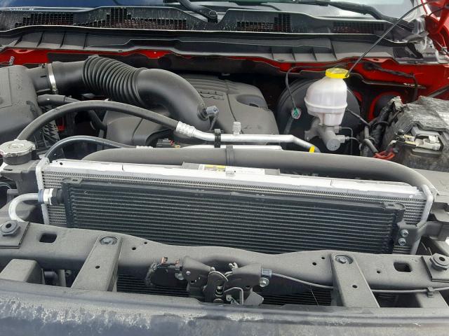 1C6RR7YT1JS209541 - 2018 RAM 1500 REBEL წითელი ფოტო 7