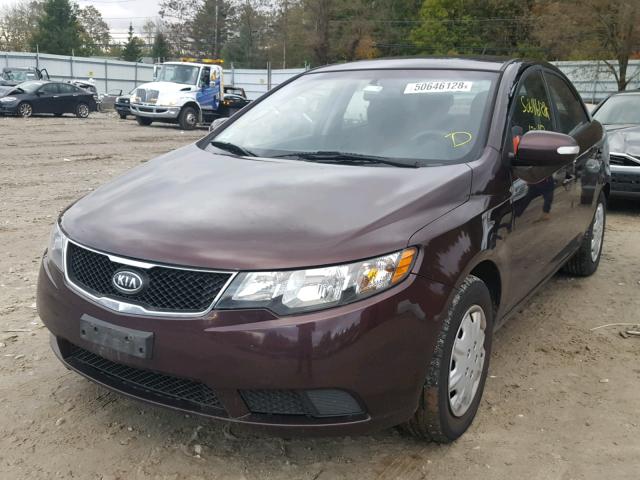 KNAFU4A2XA5124901 - 2010 KIA FORTE EX BROWN photo 2