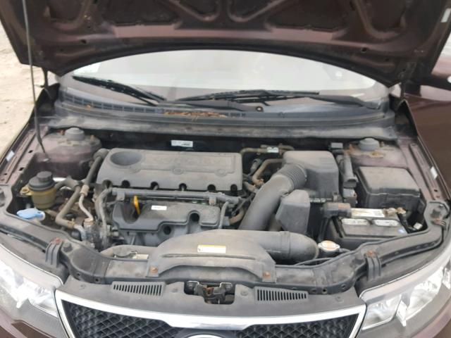 KNAFU4A2XA5124901 - 2010 KIA FORTE EX BROWN photo 7