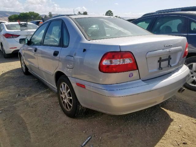 YV1VS29553F935195 - 2003 VOLVO S40 1.9T SILVER photo 3