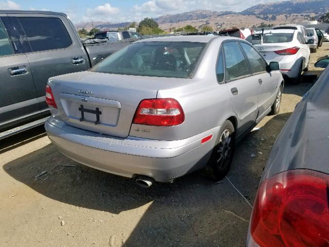 YV1VS29553F935195 - 2003 VOLVO S40 1.9T SILVER photo 4