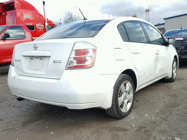 3N1AB61E47L712846 - 2007 NISSAN SENTRA 2.0 WHITE photo 4