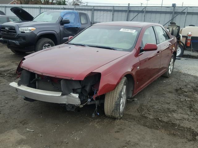 1G6DW677660150146 - 2006 CADILLAC STS RED photo 2