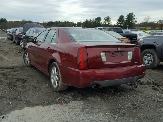 1G6DW677660150146 - 2006 CADILLAC STS RED photo 3