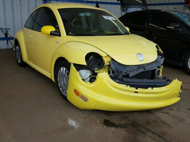 3VWCK21C32M405262 - 2002 VOLKSWAGEN NEW BEETLE YELLOW photo 1