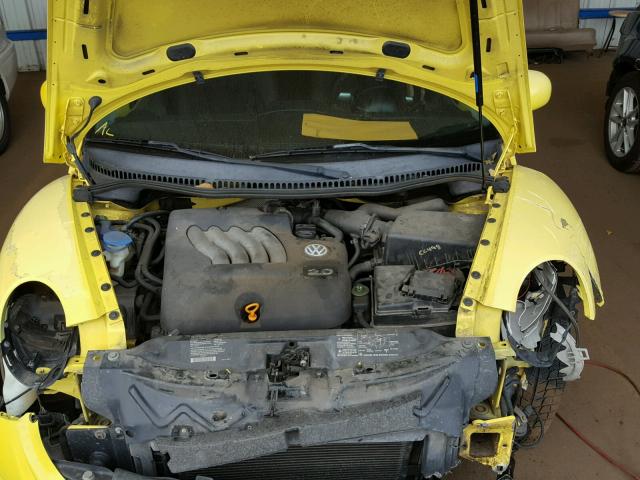 3VWCK21C32M405262 - 2002 VOLKSWAGEN NEW BEETLE YELLOW photo 7